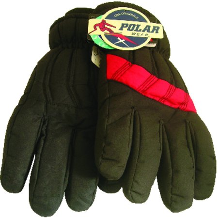 DIAMOND VISIONS Max Force Winter Assorted Polyester Ski Black Gloves 05-0189